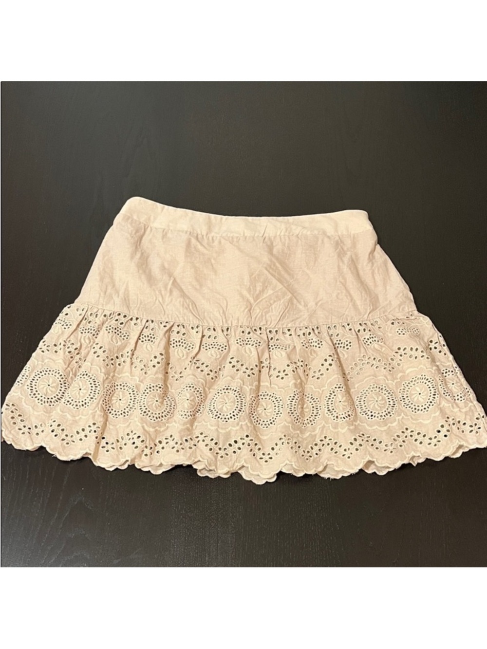 URBAN Romantics Beige Eyelet Skort